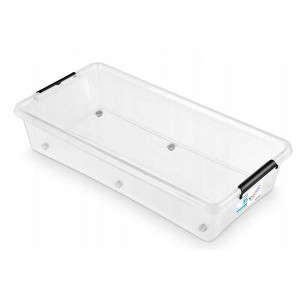 Pojemnik Na Kółkach Pod Łóżko Organizer Z Pokrywką