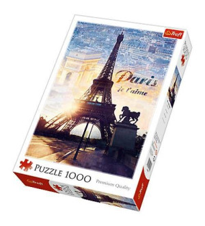 Puzzle 1000 Elementów Paryż O Świecie Trefl 10394