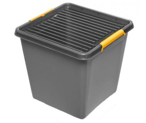 Pojemnik Pudełko Z Pokrywką Do Przechowywania Orplast Solidstore 36l