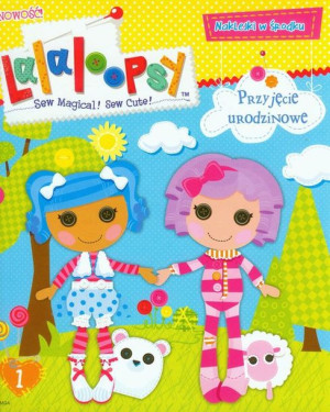 Lalaloopsy przyjęcie urodzinowe kolorowanka naklejki