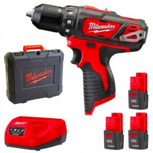 Wkrętarka 3X akumulatorowa Milwaukee M12 BDD-153C