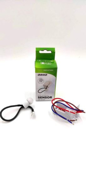 Czujnik ruchu z zewn. sensorem, 360st., IP20, 800W