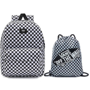 Plecak szkolny Vans Old Skool III kratka - VN0A3I6RHU0 + Worek