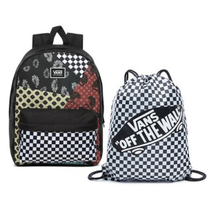 Plecak szkolny Vans Realm Classic Floral Patchwork + Worek Benched Bag