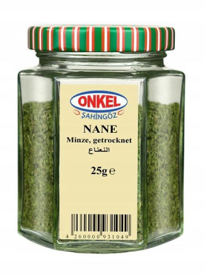 MIĘTA SUSZONA 25g słoik Onkel