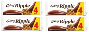 4x132g MARS - GALAXY Ripple Batony 4pack UK