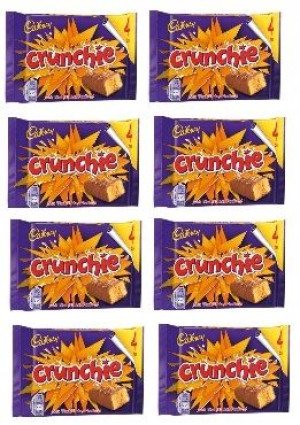 8x104g CADBURY Crunchie batony UK