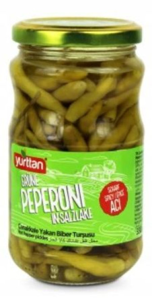 Ostra zielona papryka YURTTAN 580g