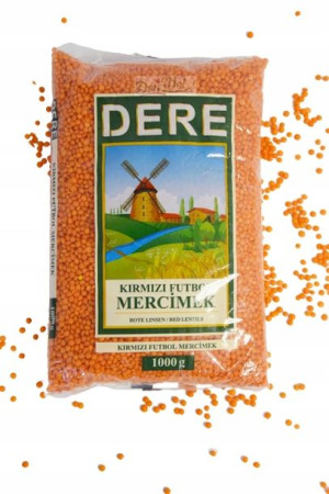 Soczewica Czerwona 1000g Dere