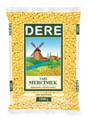 Żółta Soczewica 1000g Dere