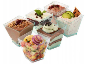 Pojemniki na przystawki DESERKI 120ml FingerFood kpl. 24szt