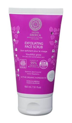 NATURA SIBERICA Naturalny złuszczający peeling do twarzy 150 ml