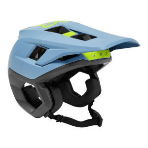 Kask FOX DROPFRAME PRO DUSTY BLUE niebieski fluo