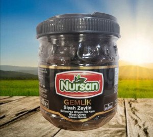 Czarne oliwki XL z pestką 800g NURSAN