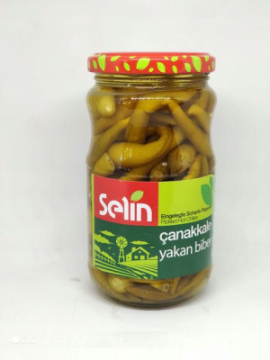 Ostre zielone papryczki w zalewie 580g