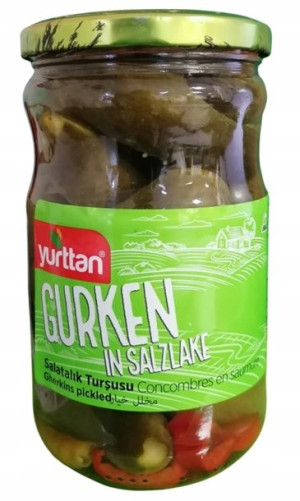 Marynowane ogórki 620g YURTTAN