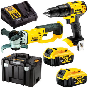 Wkrętarka DCD780 szlifierka DCG412 2x5Ah DeWALT