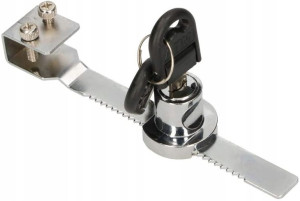Zamek Meblowy Witrynowy Gablotowy 110mm