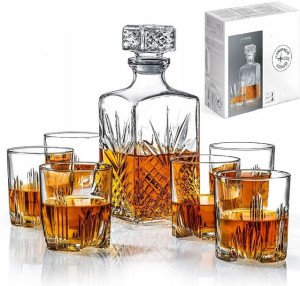 Zestaw do whisky SELECTA 7el karafka   szklanki