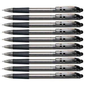 Długopis automatyczny Pentel WOW BK-417 Czarny x10