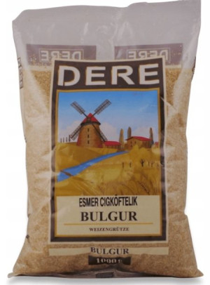 Kasza bulgur brązowa drobna 1kg DERE