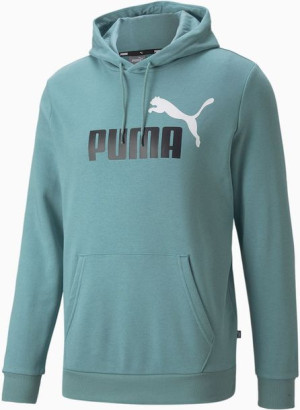 Bluza męska z kapturem PUMA ESS+2col BIG LOGOMineral Blue-586765-50