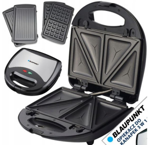 Opiekacz Do Kanapek 3W1 Blaupunkt Gofrownica Grill
