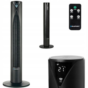Wentylator Wiatrak Stojący Pilot Timer Led Cichy