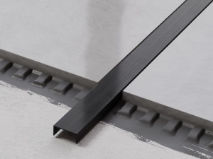 Profil Metalowy Rektyfikowany U Czarny Black Matowy 2cm X 244cm