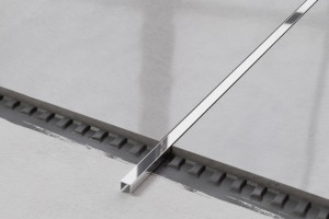 Profil Metalowy Rektyfikowany U Srebrny Silver Połysk Poler 1cm X 270 Cm