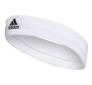 Opaska na głowę ADIDAS do biegania TENNIS Biała