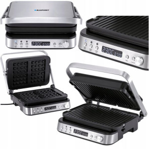 Grill Elektryczny 2000W + Gofrownica Blaupunkt