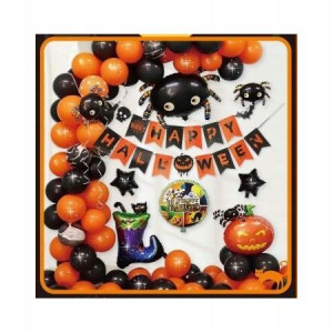 Balony Halloween 52szt Zestaw Dekoracje Impreza
