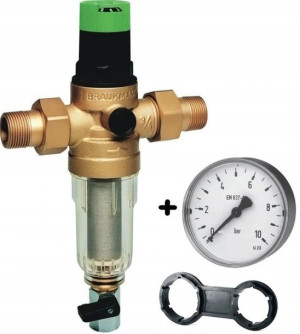Reduktor Ciśnienia Wody Honeywell 1 Cal + Manometr