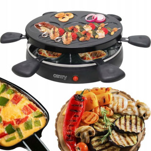 Grill Elektryczny Raclette 6 Patelni Non-stick