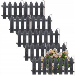 Płotek Ogrodowy Palisada Obrzeże 300cm 10szt/30x30
