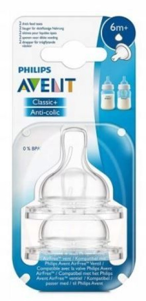 Avent Smoczek Antykolkowy do Kaszki 6+
