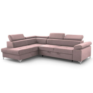 Narożnik MADRYT funkcja spania regulowane podłokietniki