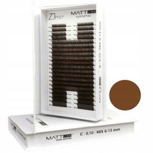Brązowe Zj Pro Mattline Dark Brown Brąz Mix D 0,07