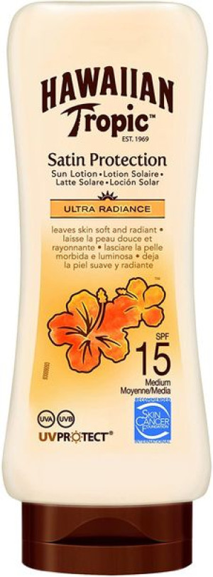 Hawaiian Tropic Satin Protection Sun Lotion SPF15 180ml