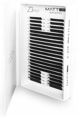 ZJPro RZĘSY MATTline eyelashes D 0,05 MIX ZJ PRO