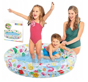 Dmuchany Basen Intex Dzieci Ogrodowy Okrągły 122cm