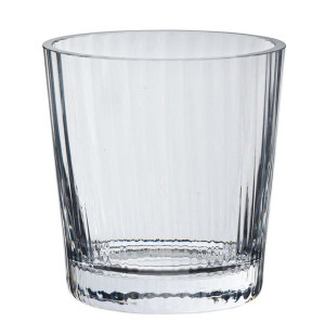 Wazon szkło szklany cylinder 13 x 12,5 cm szlifowany optyk