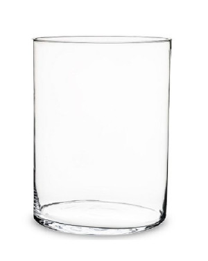 Wazon szklany tuba cylinder RIO 30 x 19 cm