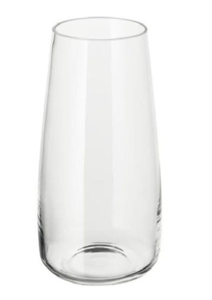 Wazon szklany 30 X 12 cm szlif