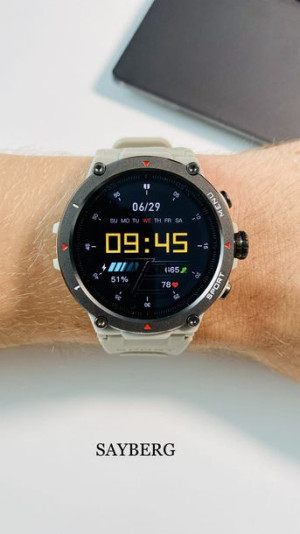 Smartwatch sportowy SAYBERG HM03 GPS biały