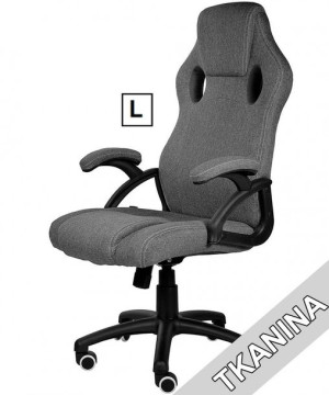 Fotel obrotowy do biurka CARRERA L STONE FABRIC