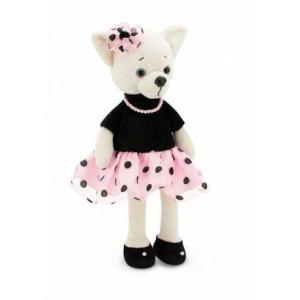 Przytulanka piesek lucky lili w naszyjniku - 38cm