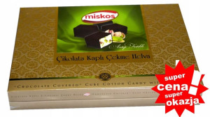 Pismaniye kostki czeko z pistacją miskos 170g