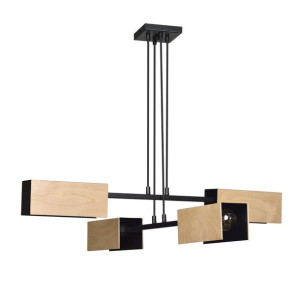 Zaper lampa wisząca czarna 616/4 Emibig